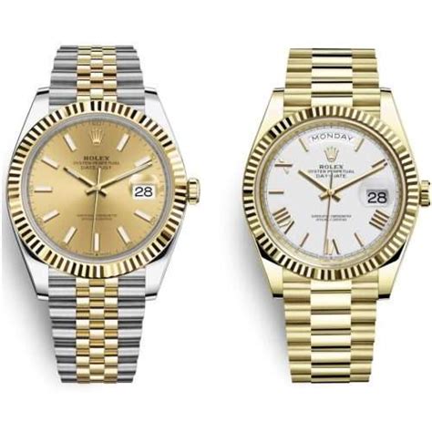 rolex datejust vs day date